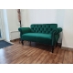 Kanapa sofa glamour dwuosobowa